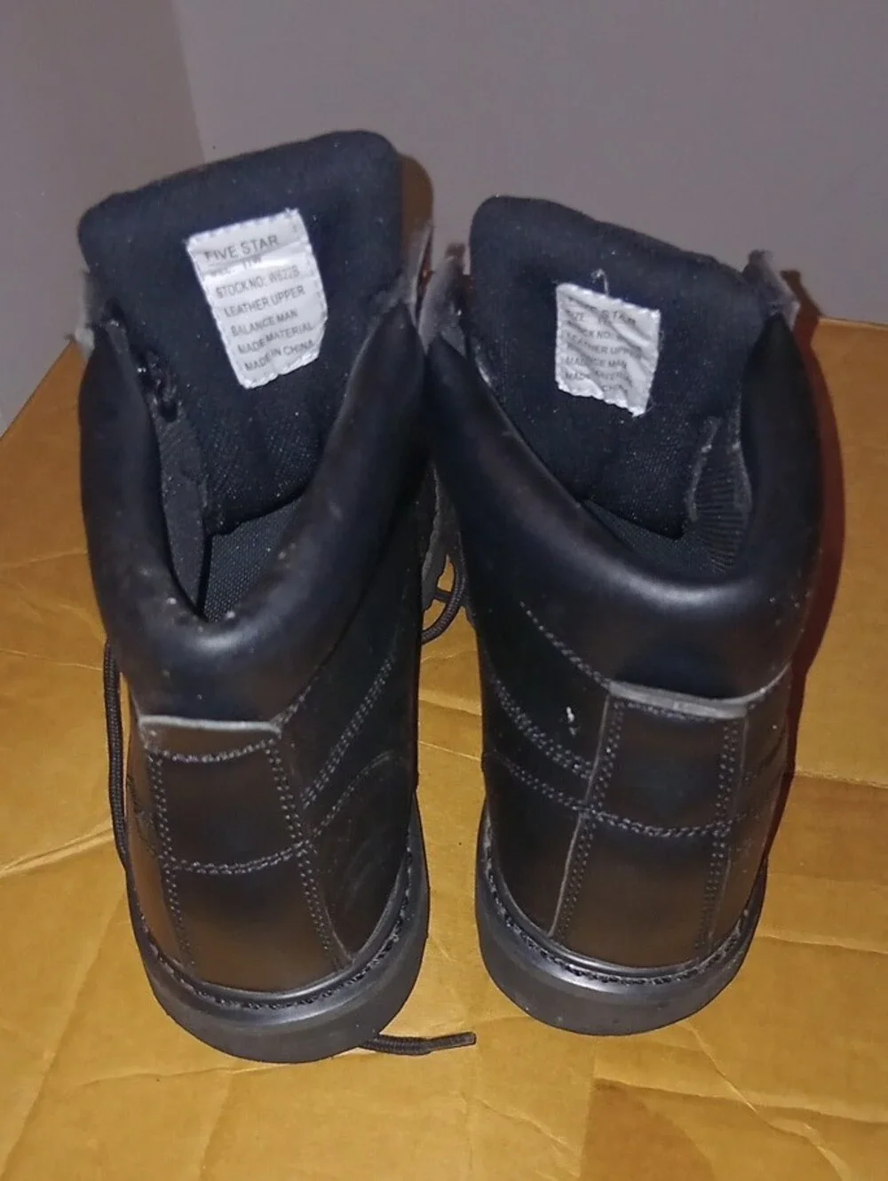 Five Star boots closure star